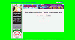 Desktop Screenshot of performingartstheater.net